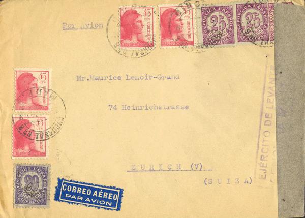 0000012580 - Spain. Spanish Republic Airmail