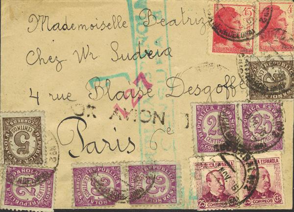0000012631 - Spain. Spanish Republic Airmail
