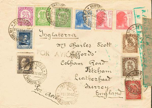 0000012651 - Republican Zone. Bando Republicano Airmail