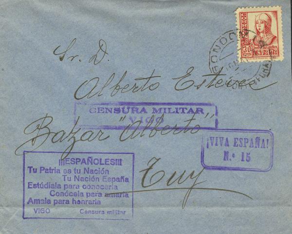 0000012686 - Zona Nacional. Censura Militar Bando Nacional