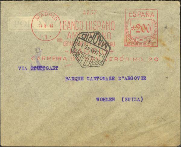 0000012837 - Other sections. Roller Postmark / Mechanical Franking