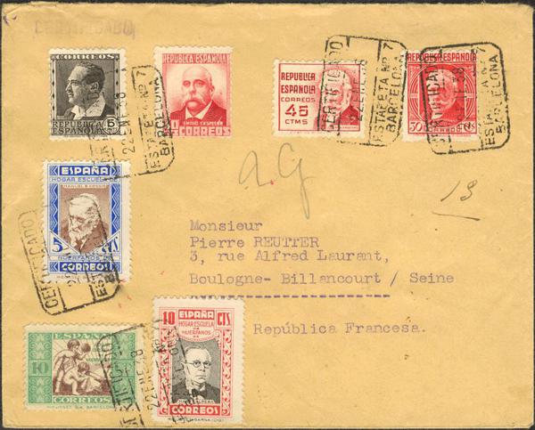0000013659 - Spain. Spanish Republic Registered Mail