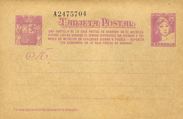 0000013739 - Entero Postal. Oficial
