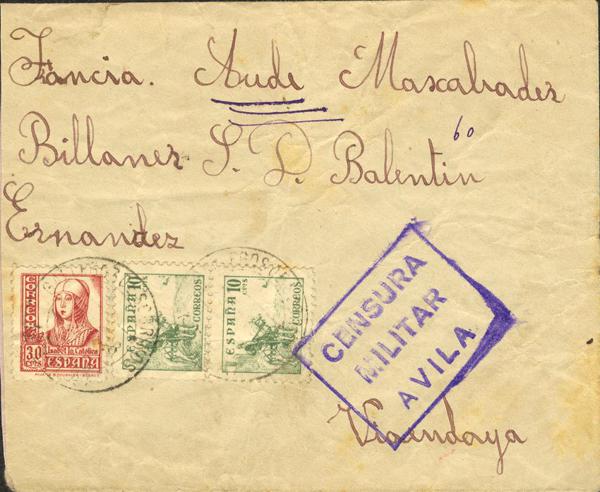 0000014986 - National Zone. Military Censorship Bando Nacional