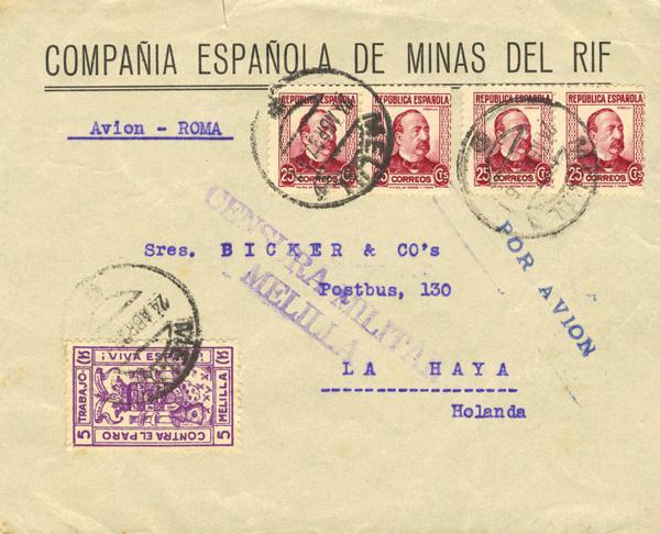 0000015546 - Republican Zone. Bando Republicano Airmail