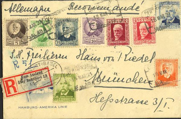 0000015821 - Spain. Spanish Republic Registered Mail