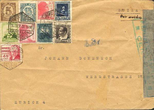 0000016009 - Republican Zone. Bando Republicano Airmail