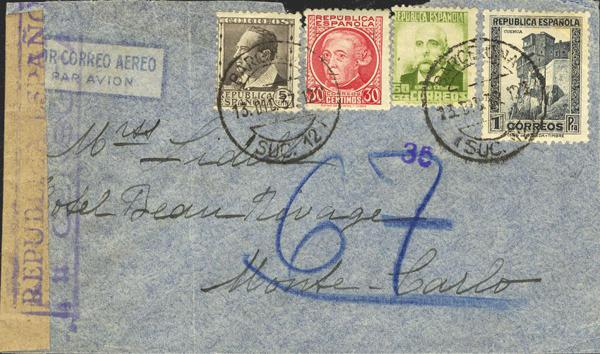 0000016308 - Republican Zone. Bando Republicano Airmail