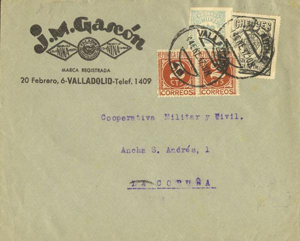 0000018338 - Castile and Leon. Postal History