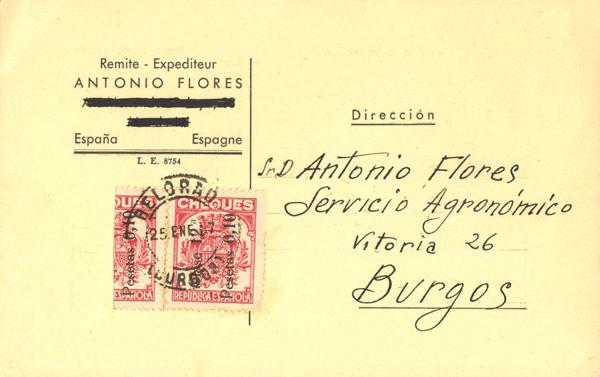 0000018340 - Castile and Leon. Postal History