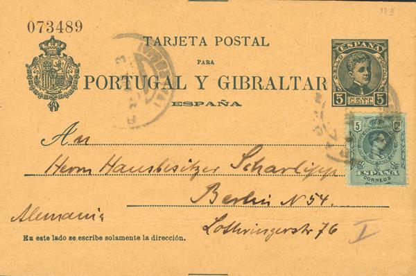 0000019196 - Entero Postal. Oficial