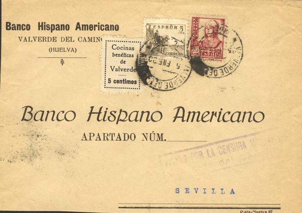 0000019593 - Zona Nacional. Censura Militar Bando Nacional