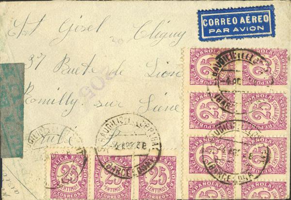 0000022137 - Spain. Spanish Republic Airmail