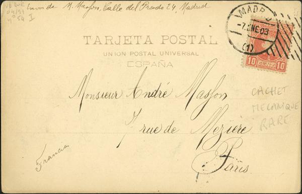 0000022202 - Madrid. Postal History