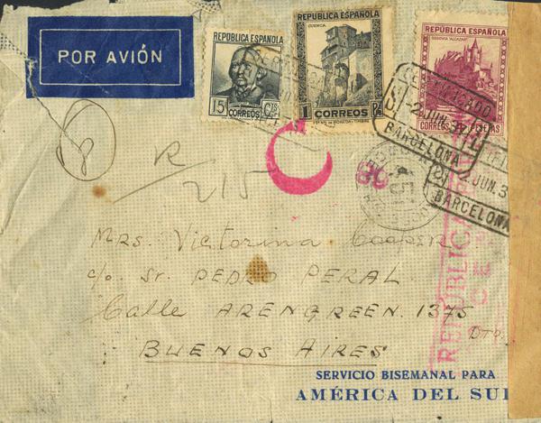0000022231 - Spain. Spanish Republic Airmail