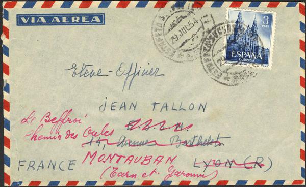 0000022249 - Spain. 2nd Centenary Airmail
