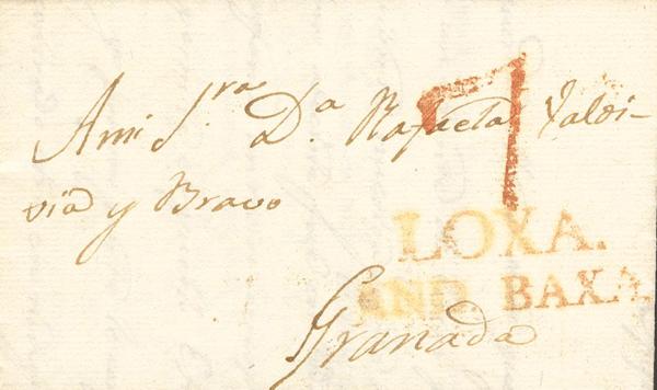 0000023654 - Andalusia. Prephilately