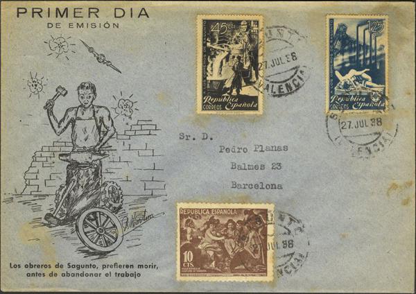 0000025326 - Sobre del Primer Día. 1º Centenario