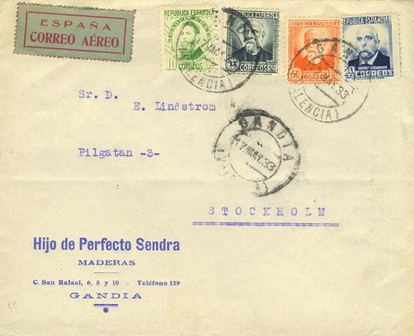 0000025375 - Spain. Spanish Republic Airmail