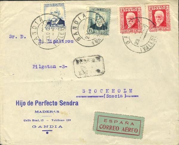 0000025376 - Spain. Spanish Republic Airmail