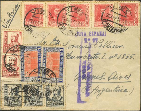 0000025962 - España. Estado Español Correo Aéreo