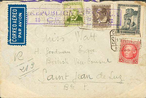 0000026480 - Spain. Spanish Republic Airmail