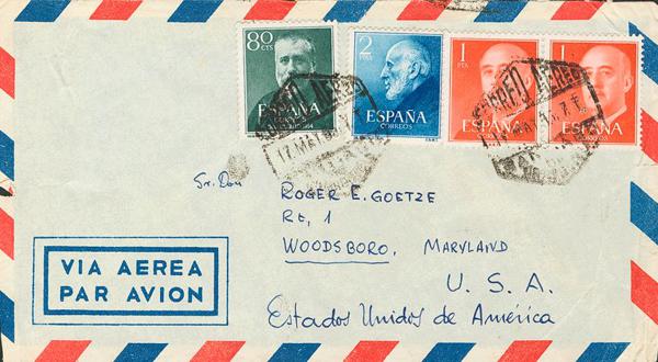 0000030758 - Spain. 2nd Centenary Airmail