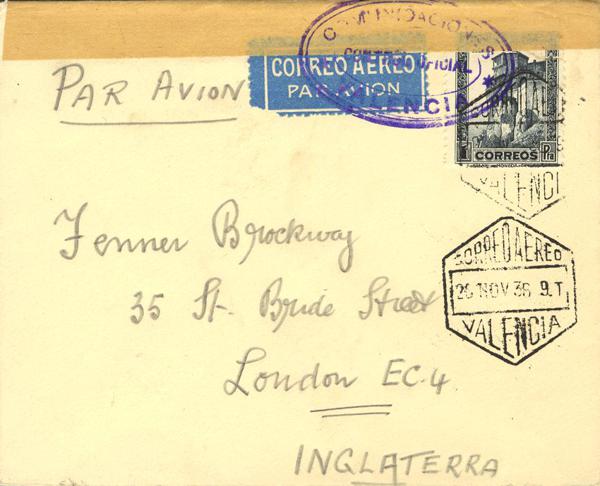 0000030826 - Spain. Spanish Republic Airmail