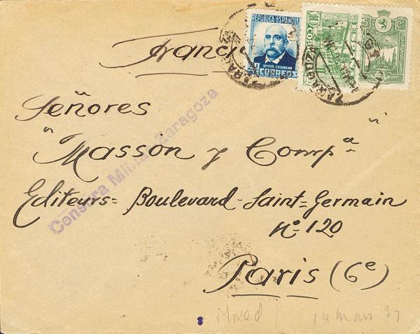 0000030837 - Aragon. Postal History