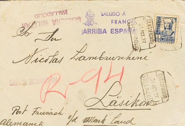 0000030912 - Spain. Spanish State Registered Mail