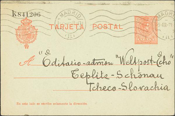 0000031089 - Madrid. Postal History