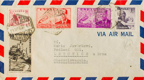 0000035000 - Spain. 2nd Centenary Airmail