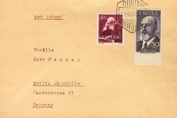 0000039215 - Spain. 2nd Centenary Airmail