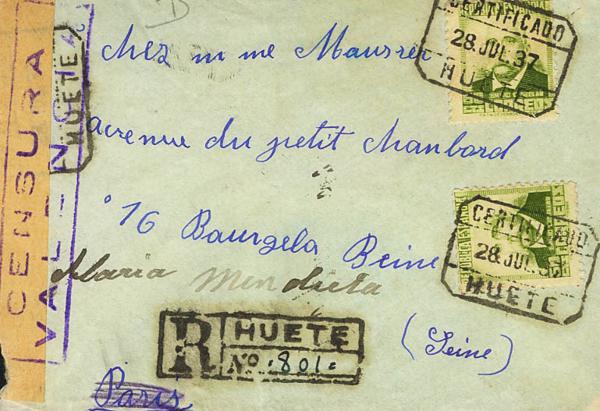 0000039762 - Spain. Spanish Republic Registered Mail