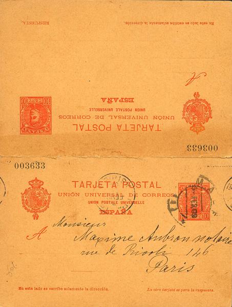 0000040192 - Entero Postal. Oficial