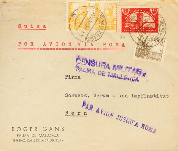 0000044966 - Zona Nacional. Bando Nacional Correo Aéreo