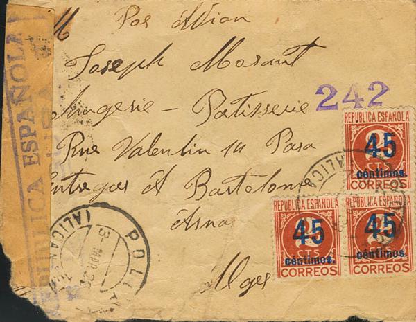 0000045033 - Spain. Spanish Republic Airmail