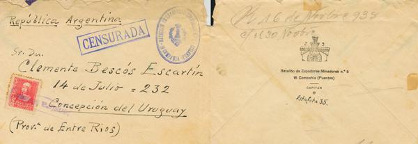 0000045067 - National Zone. Military Censorship Bando Nacional