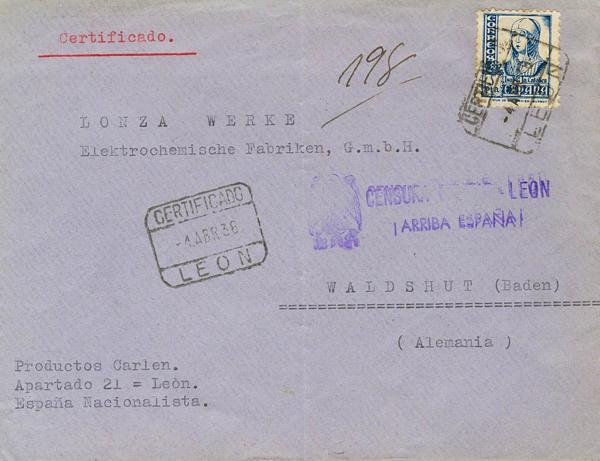 0000045157 - Castile and Leon. Postal History