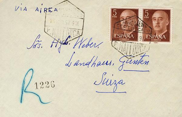 0000045161 - Spain. 2nd Centenary Airmail