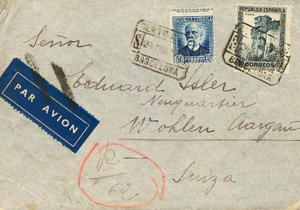 0000045171 - Spain. Spanish Republic Airmail