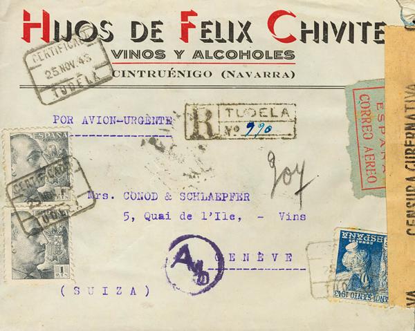 0000045196 - Navarra. Postal History