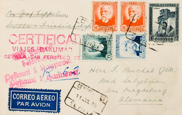 0000045744 - Spain. Spanish Republic Airmail