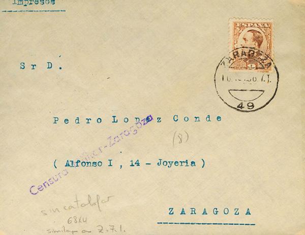 0000048683 - National Zone. Military Censorship Bando Nacional