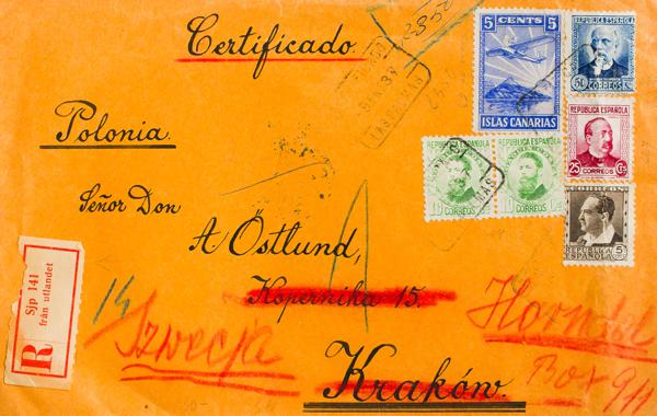 0000051159 - Spain. Spanish Republic Registered Mail