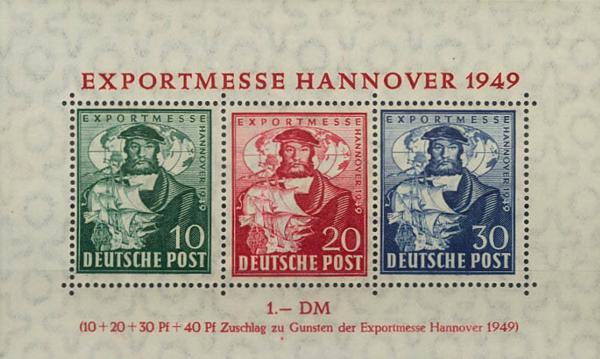0000052389 - Alemania-Bizona. Hoja Bloque