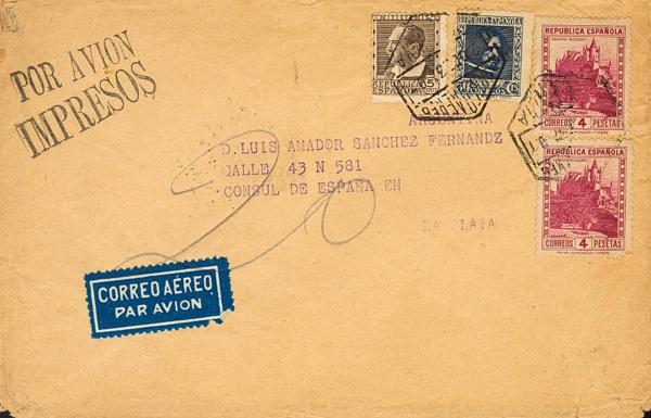 0000052767 - Spain. Spanish Republic Airmail