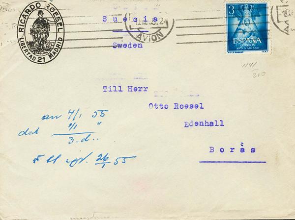 0000053467 - Spain. 2nd Centenary Airmail
