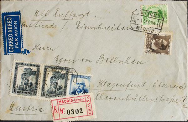 0000054906 - Spain. Spanish Republic Airmail