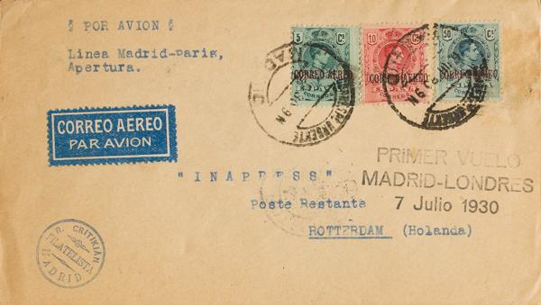 0000055165 - Spain. Alfonso XIII Air Mail